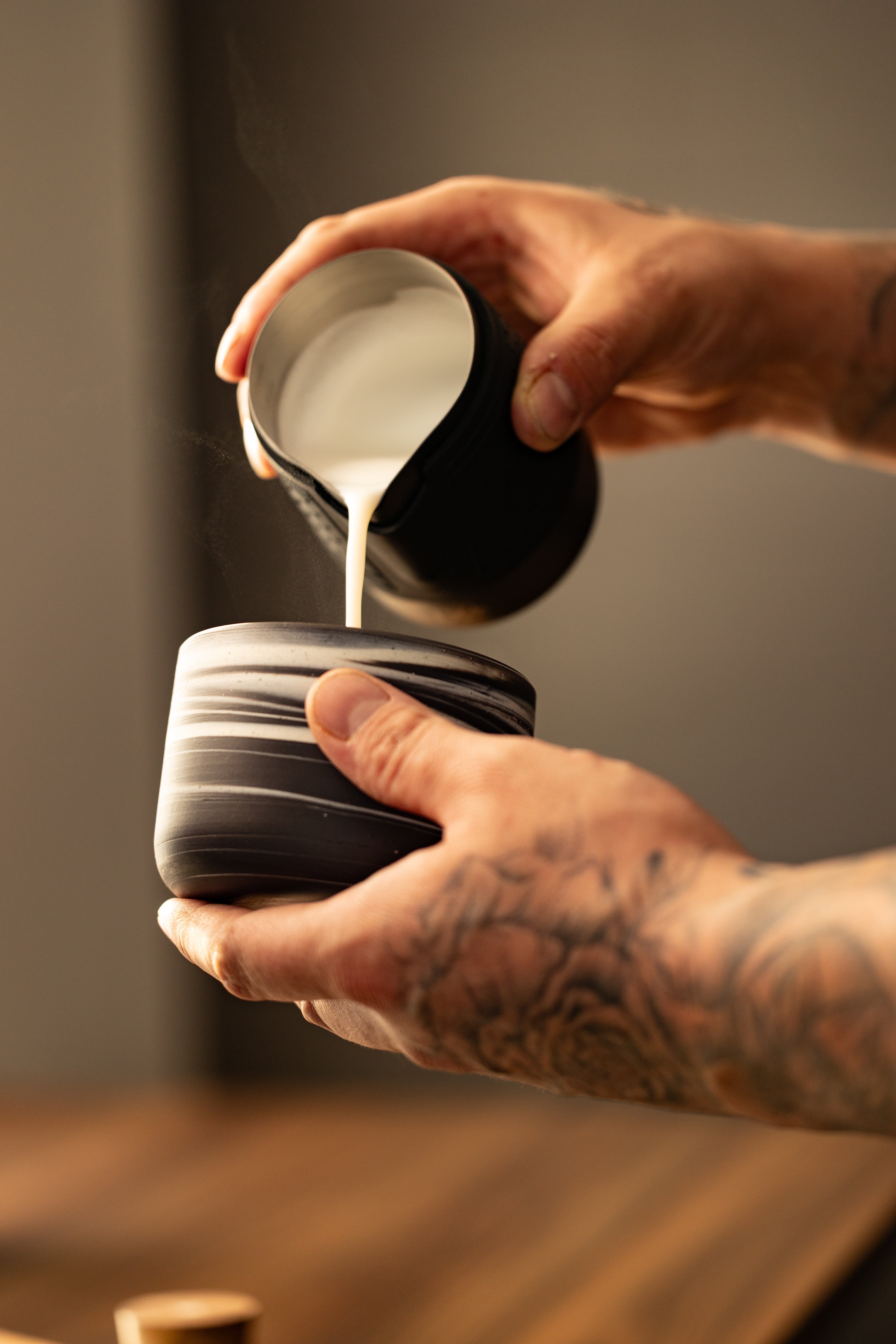 Handleless Milk Pitcher